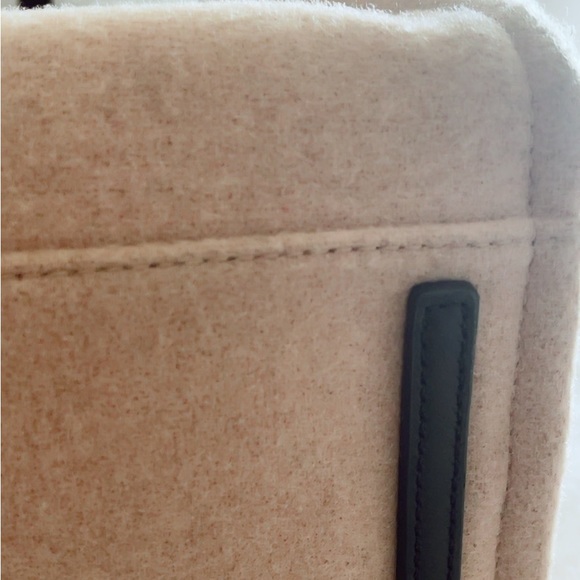 Kate Spade Washington Square Wool Tote Beige Bag - Picture 6 of 8